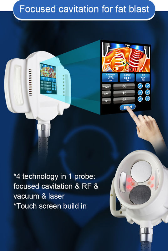機械を細くするタッチ画面のLipoのキャビテーションRF Cryolipolysis