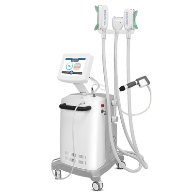 脂肪質の取り外し機械のための1つのシステムに付きCryolipolysis及び衝撃波2つ